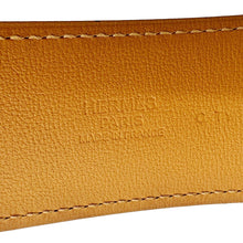 Load image into Gallery viewer, HERMES H Logo Leather Belt Black Size 110