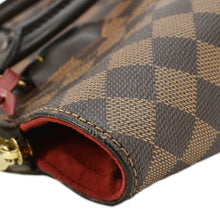 Load image into Gallery viewer, LOUIS VUITTON Caissa MM Damier Ebene Brown Tote Bag corner side look
