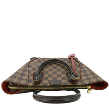 Load image into Gallery viewer, LOUIS VUITTON Caissa MM Damier Ebene Brown Tote Bag upper side look
