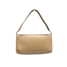 Load image into Gallery viewer, Pre owned CHANEL Leather Shoulder Bag Brown back side