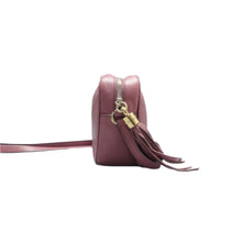 Load image into Gallery viewer, Pre owned Gucci Soho Leather Shoulder Bag Pink left side look