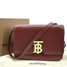 Load image into Gallery viewer, Preloved BURBERRY Tb Lola Leather Shoulder Bag in Red - For Sale