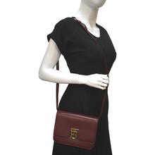 Load image into Gallery viewer, Preloved BURBERRY Tb Lola Leather Shoulder Bag in Red - Good Quality