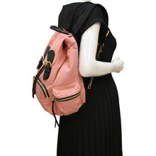 Load image into Gallery viewer, BURBERRY Technical Rucksack Nylon Leather Pink Backpack Bag - Good Condition