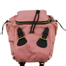 Load image into Gallery viewer, Preloved BURBERRY Technical Rucksack Nylon Leather Backpack Bag - High Quality