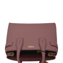 Load image into Gallery viewer, Preowned BURBERRY Banner Small Leather Tote Shoulder Bag - Top