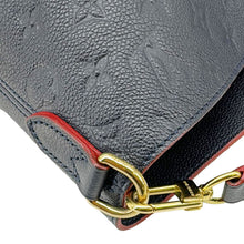 Load image into Gallery viewer, LOUIS VUITTON Melie Monogram Empreinte Leather Hobo Shoulder Bag Navy Blue