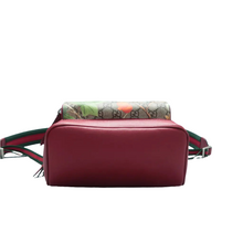 Load image into Gallery viewer, Gucci Tian Web Small Day GG Supreme Monogram Backpack Beige Multicolor