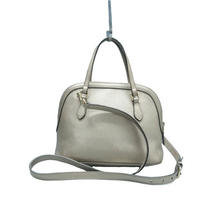 Load image into Gallery viewer, Gucci Dome Calfskin Mini Satchel Bag Silver