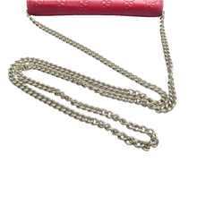 Load image into Gallery viewer, Gucci Chain Wallet Guccissima Signature Bowy Shoulder Bag Blue