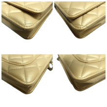 Load image into Gallery viewer, Chanel Wallet On Chain Quilted Caviar Leather Crossbody Bag Gold