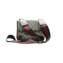 Load image into Gallery viewer, Gucci Neo Vintage GG Monogram Canvas Shoulder Bag Beige