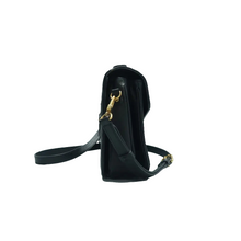 Load image into Gallery viewer, Louis Vuitton Metis Monogram Leather Satchel Bag Black