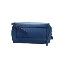 Load image into Gallery viewer, Celine Mini Belt Grained Calfskin Leather Shoulder Bag Blue