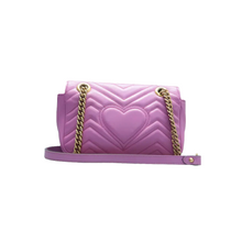 Load image into Gallery viewer, Gucci GG Marmont Leather Shoulder Bag Purple