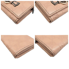 Load image into Gallery viewer, Gucci Emily Medium GG ssima Patent Leather Chain Shoulder Bag Beige