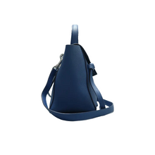 Load image into Gallery viewer, Celine Mini Belt Grained Calfskin Leather Shoulder Bag Blue