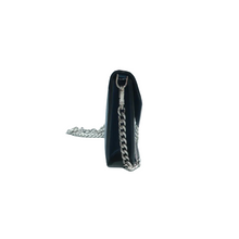 Load image into Gallery viewer, Prada Envelope Flap Saffiano Cuir Calfskin Monochrome Patches Chain Shoulder Bag Blue
