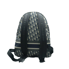 Load image into Gallery viewer, Christian Dior DiorTravel Canvas Backpack Navy