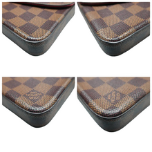 Load image into Gallery viewer, Louis Vuitton Felicie Dameir Ebene Shoulder Bag Brown