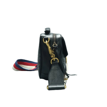 Load image into Gallery viewer, Gucci GG Marmont Leather Satchel Bag Black