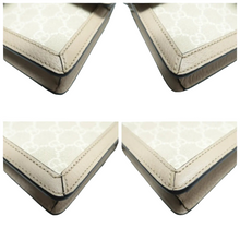 Load image into Gallery viewer, Gucci Small Rectangular Dionysus GG Supreme Monogram Textured Dollar Calfskin Shoulder Bag Beige