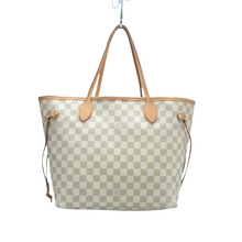 Load image into Gallery viewer, Louis Vuitton Neverfull MM Damier Azur Tote Shoulder Bag Rose Bellarine