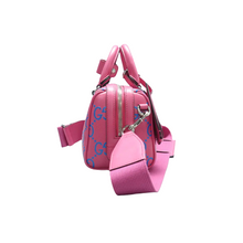 Load image into Gallery viewer, Gucci GG Tennis Calfskin Embossed Mini Duffle Bag Pink