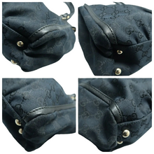 Load image into Gallery viewer, Gucci Monogram D Gold Tote Black