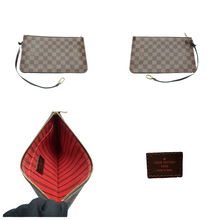 Load image into Gallery viewer, Louis Vuitton Neverfull MM Damier Ebene Canvas Shoulder Bag Brown