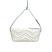 Load image into Gallery viewer, Gucci GG Marmont Matelasse Chevron Leather Shoulder Bag White