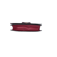 Load image into Gallery viewer, Gucci Chain Wallet Guccissima Signature Bowy Shoulder Bag Blue