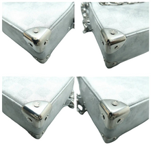Load image into Gallery viewer, Louis Vuitton Soft Trunk Mini Damier Glitter Shoulder Bag Silver