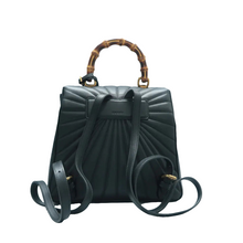 Load image into Gallery viewer, Gucci Queen Margaret Bee Quilted Leather Backpack Black