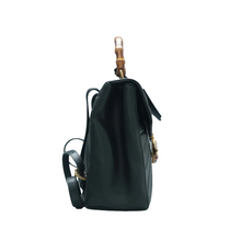 Load image into Gallery viewer, Gucci Queen Margaret Bee Quilted Leather Backpack Black