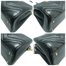 Load image into Gallery viewer, Gucci GG Marmont Small Calfskin Matelasse Tote Black