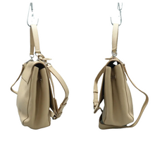 Load image into Gallery viewer, Louis Vuitton Lockme Leather Satchel Bag Beige