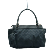 Load image into Gallery viewer, Gucci Monogram D Gold Tote Black