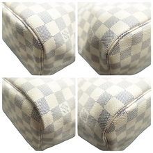 Load image into Gallery viewer, Louis Vuitton Neverfull MM Damier Azur Tote Shoulder Bag Rose Bellarine