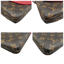 Load image into Gallery viewer, Louis Vuitton Twice Pochette  Monogram Shoulder Bag Brown