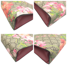 Load image into Gallery viewer, Gucci Blooms Large Cosmetic Case GG Supreme Monogram Clutch Pink