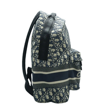 Load image into Gallery viewer, Christian Dior DiorTravel Canvas Backpack Navy