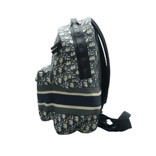 Load image into Gallery viewer, Christian Dior DiorTravel Canvas Backpack Navy