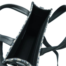 Load image into Gallery viewer, Christian Dior Safari North South Canvas Tote Bag Black