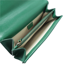 Load image into Gallery viewer, Gucci Small Dionysus Pebbled Calfskin Shoulder Bag Green