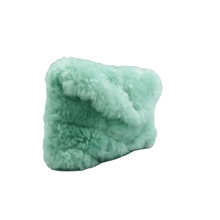 Load image into Gallery viewer, Yves Saint Laurent Small Loulou Puffer Shearling Pouch Iced Mint