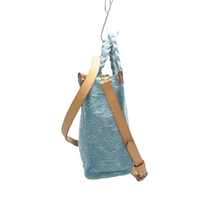 Load image into Gallery viewer, Louis Vuitton Let Go PM Monogram Washed Denim Tote Bag Sky Blue