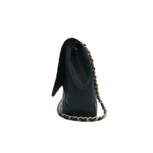 Load image into Gallery viewer, Chanel Single Flap Caviar Quilted Maxi Shoulder Bag Black