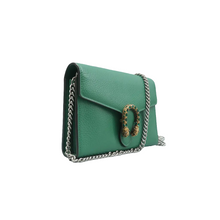 Load image into Gallery viewer, Gucci Mini Dionysus Dollar Calfskin Crystal Super Shoulder Bag Green