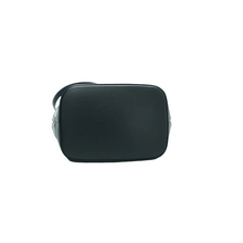 Load image into Gallery viewer, Celine Triomphe Leather Canvas Shoulder Bag Black